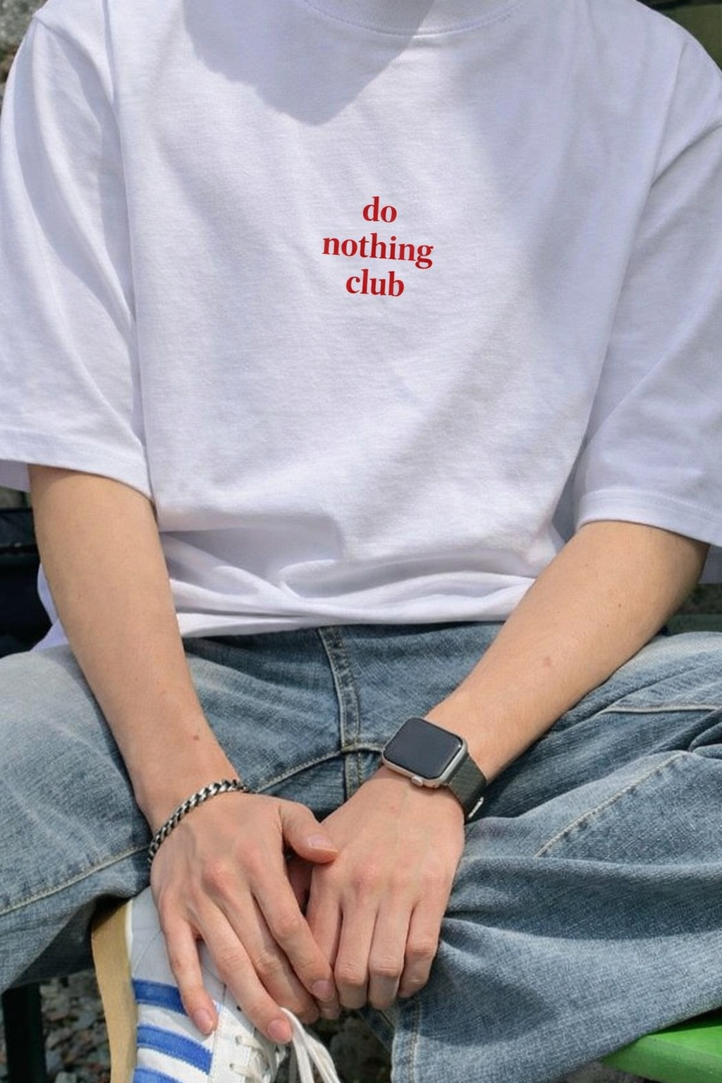 Heavy Oversized Tee - Do Nothing Club