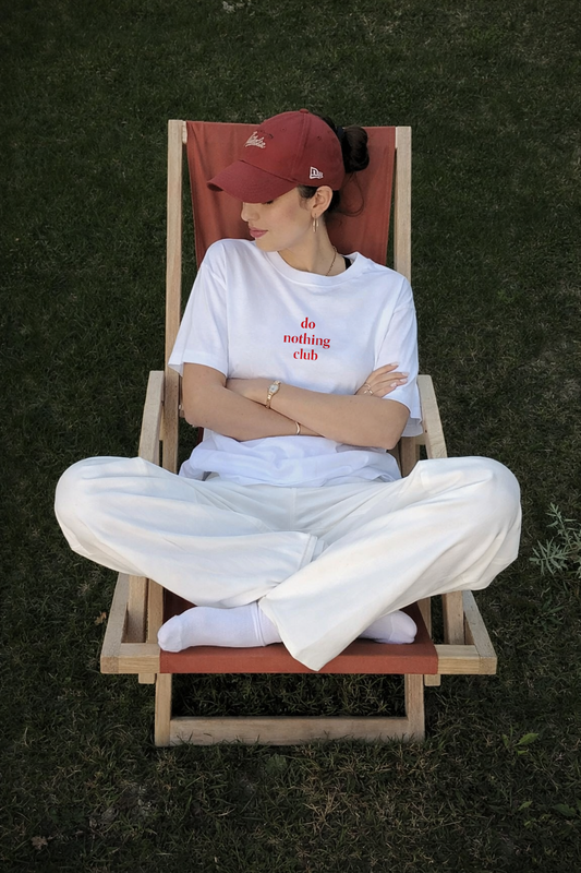 Heavy Oversized Tee - Do Nothing Club