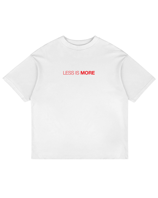 Heavy Oversized Tee - Less Is More